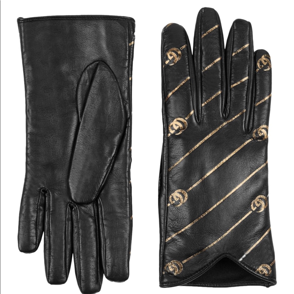 Gucci leather gloves brand new
